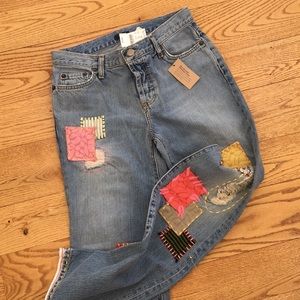 J. Crew Patchwork Jeans Size 0, One of a Kind